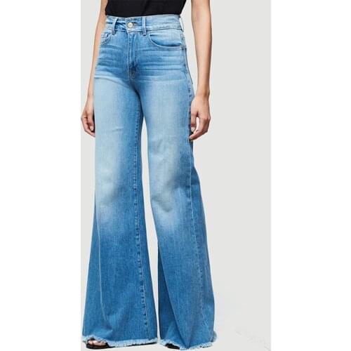 LUOGEN Womens High Jeans