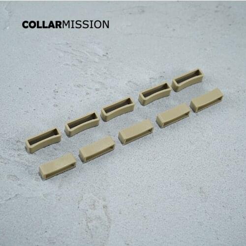 Multicolor spray paint craft plastic non-slip retainer for DIY dog collar accessories 25mm light brown SK25SJ17