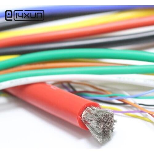 30/28/26/22/20/24/18/16/15/14/12/10/8/6/4/17/13AWG Soft Silicone Cable Ultra Flexiable Wire for Model Car airplane