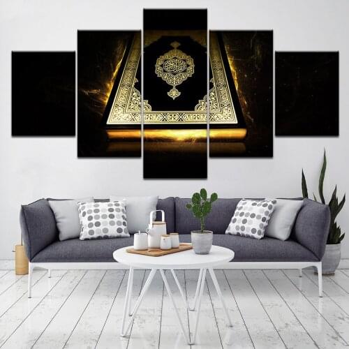 5Pieces Islam Scripture book Rhinestone cross stitch diy full square round diamond embroidery diamond painting home decorZP-3483