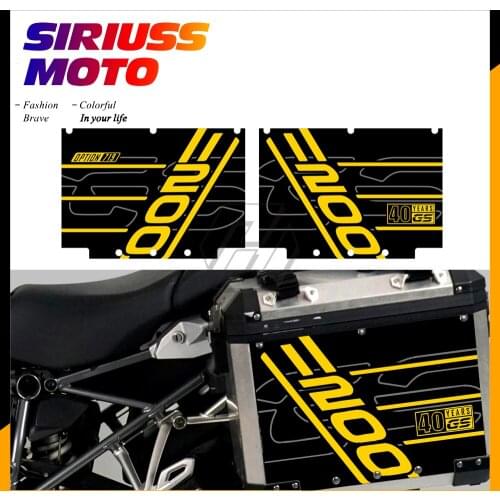 Motorcycle Decal Case for BMW 2004-2021 R1200GS R1250GS Adventure Panniers 40 Year GS Sticker