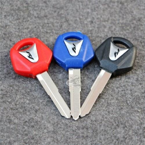 Motorcycle Uncut Blade Blank Key Fit for Yamaha YZF R1 R7 YZF-R6 Motorcycle Colorful New