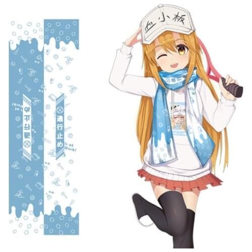 Cells at Work Pletelet Rem Cosplay 5.2 Feet Light Blue Warm Soft Scarf