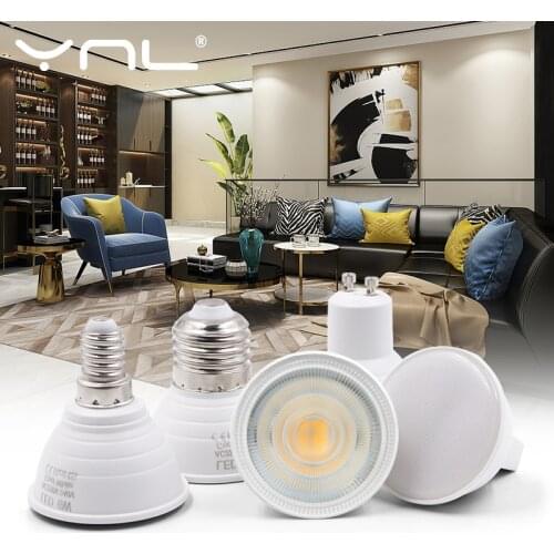 6pcs/lot Lampada LED Bulb GU10 E27 E14 MR16 3W 5W 7W 220V 240V Bombillas LED Lamp SMD 2835 48LED 60LED 80LED Spotlight