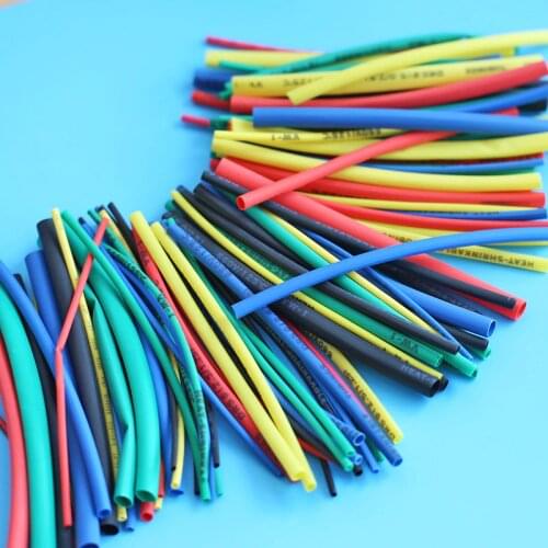 100pcs/set 1-5mm Heat Shrink Tube MMCX Female Socket Use DIY Headphone Insulation Casing 100mm Length