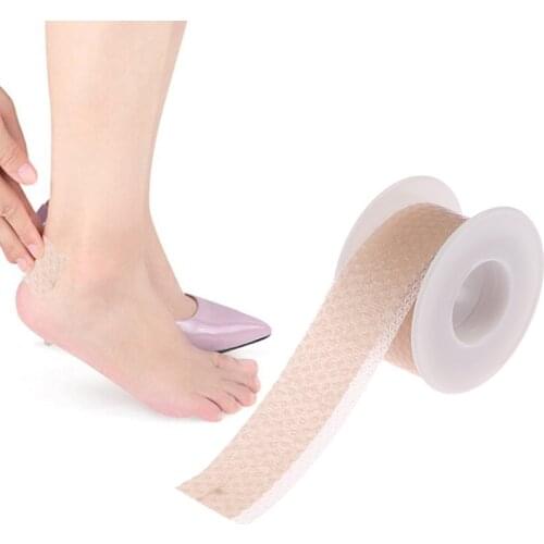 1 Roll 2*100cm Silicone Bandage Plaster Tape Self-adhesive Elastic Wrap Anti-wear Heel Sticker Foot Pad