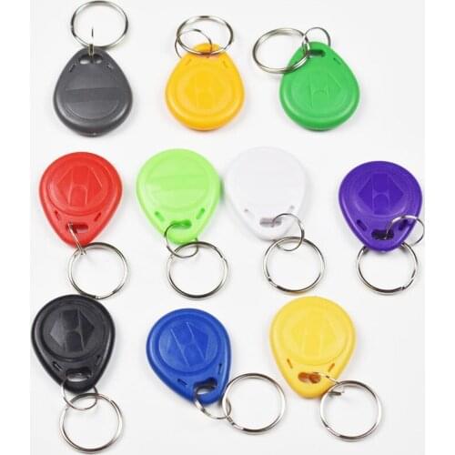 20pcs/Lot RFID Key Fobs 125KHz EM4305 T5577 Proximity ABS Tags Readable and Writable Copy Duplicator Card Access Control
