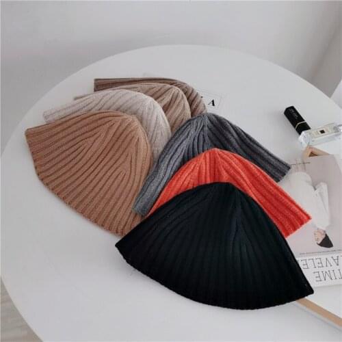 2020 Fashion Knitted Hat winter Hats For Women Beanies bonnet Outdoor Bucket hat Fisherman hat