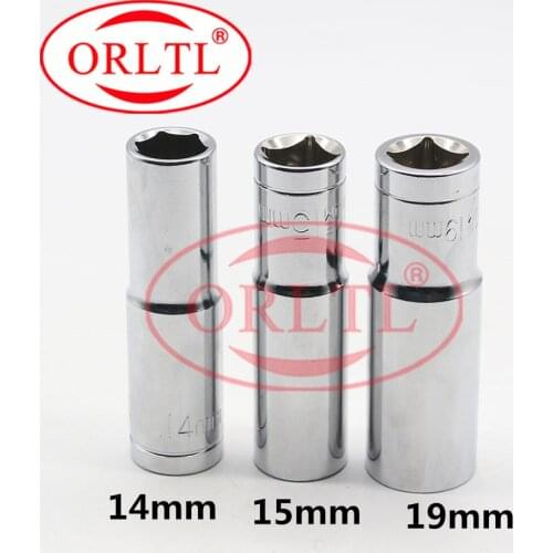 3 pieces / s Common Rail Injector nozzle nut / cap disassembly tool for DENSO DELPHI BOSCH: gland diameter (14mm / 15mm / 19mm)