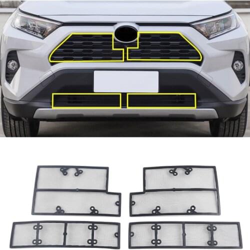 For Toyota RAV4 RAV-4 XA50 2019 2020 Steel Grille Insect Screening Mesh Front Grille Net Cover