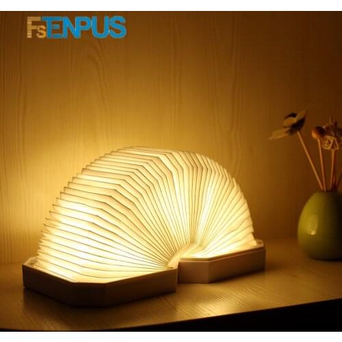 FSTENPUS Valentines Day Gift Accordion Lamp Retractable Lamp Bluetooth Audio Portable LED Lamp Bedside USB Night Lamp