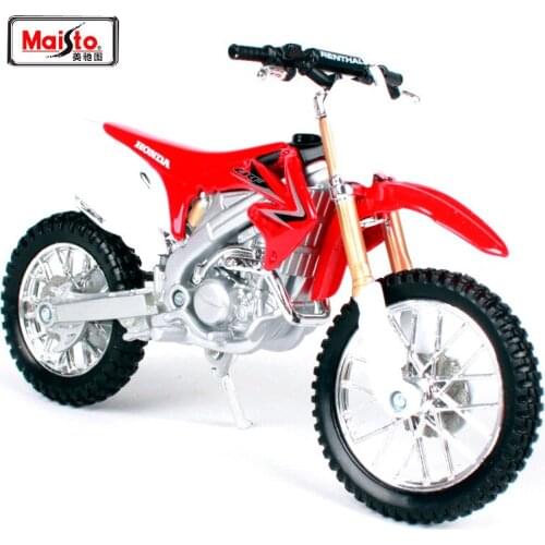 Maisto 1:18 Honda CRF 450 R Red MOTORCYCLE BIKE DIECAST MODEL TOY NEW IN BOX FREE SHIPPING 10021