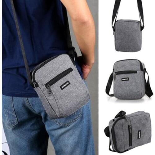 Mens Messenger Bag Crossbody Shoulder Bags Travel Bag Man Purse Small Sling Pack for Work Business Mens Bag