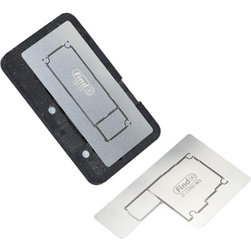 3 in 1 BGA Stencil Reballing Kit for iPhone 11/11 Pro/11 Pro Max Motherboard Middle Frame Planting Tin Reballing Plate