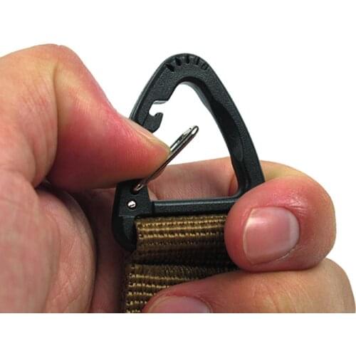 Outdoor Carabiner High Strength Nylon Key Hook Webbing Buckle Hanging System Belt Buckle Hanging Camping And Hiking Accessories