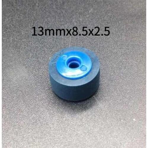 New 13mmx8.5x2.5 retractor press wheel belt pulley rubber audio pressure recorder cassette deck pinch roller tape Stereo player