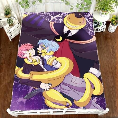 Anime Manga Assassination Classroom Bed Sheet 150*200cm Bedsheet