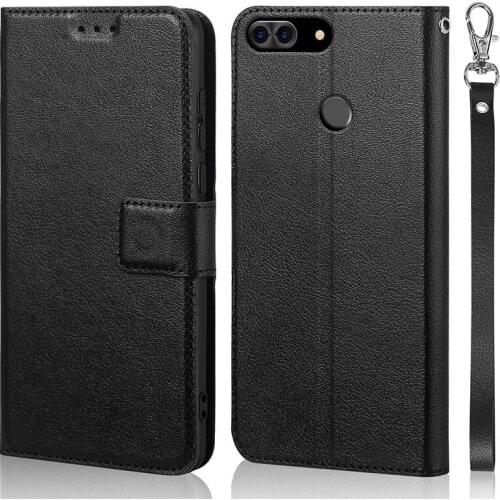 Luxury Flip Case for Huawei Honor 9 Lite Cover Original Book Design Leather Phone Coque Wallet Capa Stand With Strap Card