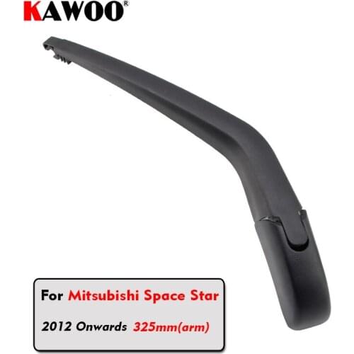 KAWOO Car Rear Wiper Blade Blades Back Window Wipers Arm For Mitsubishi Space Star Hatchback (2012-) 325mm Accessories Styling