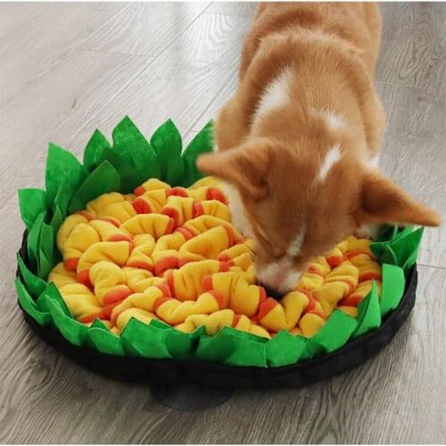 Pet Dog Training Mat Find Food Training Blanket Play Toys Nose Smell Training Sniffing Pet Leak Food Anti Intelligence Mat