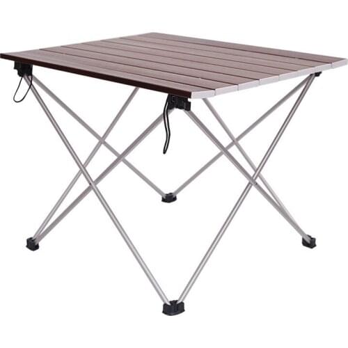 Ultralight Aluminum Alloy Table Outdoor Camping Table Portable Folding Table Camping Self-Driving Table