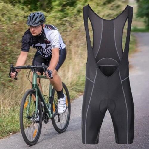 Bicycle Bib Shorts Men XINTOWN Riding Running Shorts Knee-length Bicycle Shockproof Strap Cycling Pants Essential Comfortable