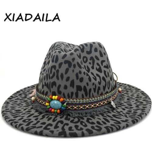 2020 winter fedora hats for women fashion Panama Hat with Belt Buckle Jazz Trilby Cap Party Formal Top for men Hat