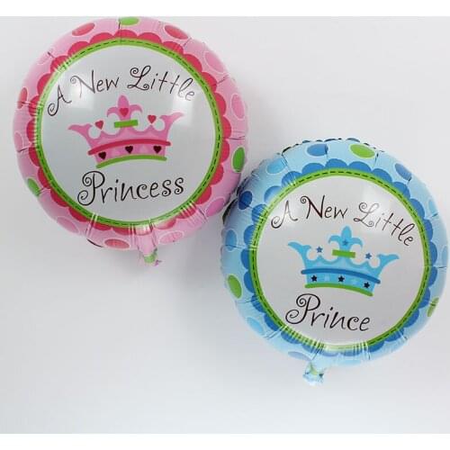15pcs/lot new little baby princess ballon party ballons 18inch party ballons for baby shower decorating childrens party supplies