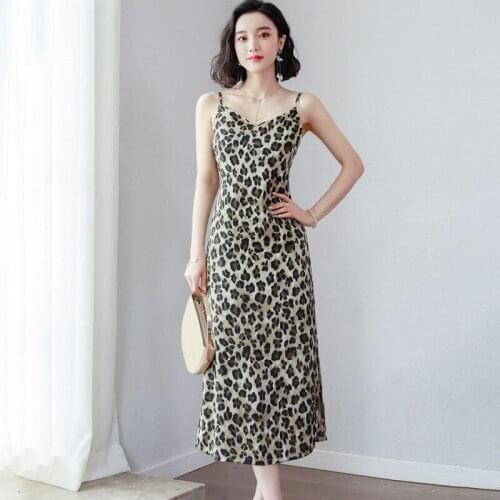2021 Summer Women Dresses Strapless Leopord Maxi Prom Dress Sleeveless Long Bodycon Party Evening Dress Sexy vestidos de mujer