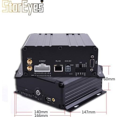 AHD 720P 4Ch HDD SD Card GPS 3G Mobile DVR for Tractor Trailer Truck Taxi Vehicle Car School Bus
