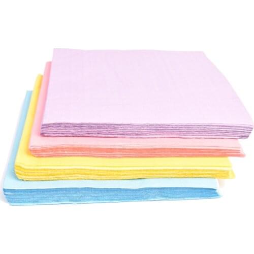 20pcs/lot Pastel Color Paper Napkins PInk/Blue Baby Shower Rainbow Unicorn Party Decoration Kids Birthday Wedding 33*33cm