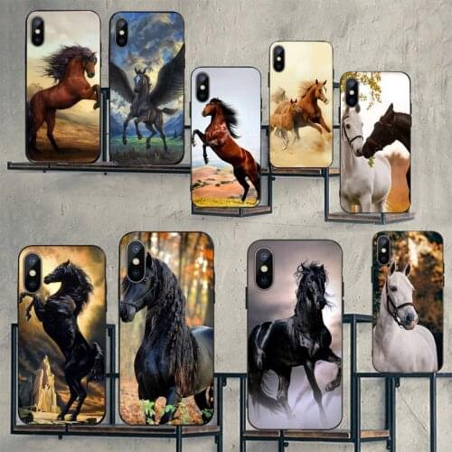 Running horse Phone Case for iPhone 11 12 pro XS MAX 8 7 6 6S Plus X 5S SE 2020 mini