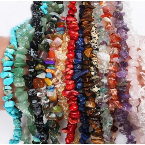 Chips gravel shape natural stone beads :Red Carnelian Red Coral Lemon Stone Indian Carnelian Amazonite Strand 31-34inches