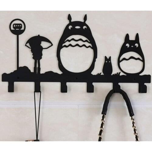 My Neighbor Totoro Key Holder Wall Mount Hooks Store Storage Storing Hanging Cosplay Fashion Gift