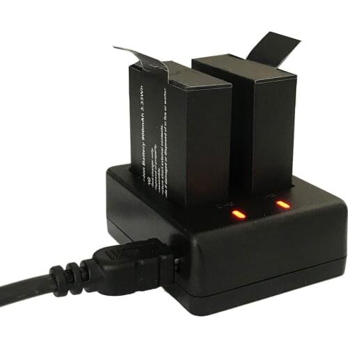 L2Pcs/Set 3.7V 900mAh Rechargable Li-ion Battery For SJ4000 WiFi SJ5000 WiFi SJ6000 WIFi M10 SJ5000x Sport Action Camera DV