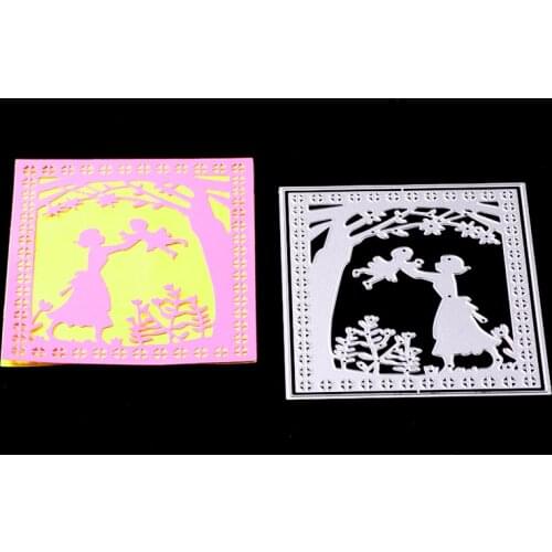 SCD1014 Mom Baby Metal Cutting Dies For Scrapbooking Stencils DIY Album Cards Decoration Embossing Folder Die Cuts Tools New