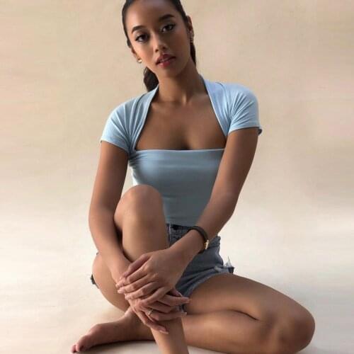 MUICHES Women's Plain T-shirts