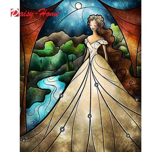 Diamond painting kit cartoon fairy princess 5D DIY mosaic picture crafts art hobby embroidery cross stitch kit home decoration