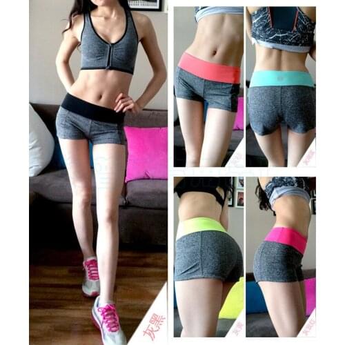 Wholesale Professional Yoga Shorts Breathable Fitness shorts Good elasticity gym shorts