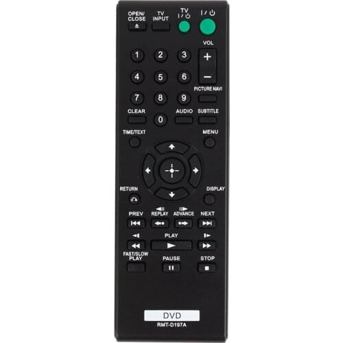 Rmt-D197A Smart Remote Control for Sony Dvd Dvp-Sr210 Dvp-Sr210P Dvp-Sr510H Dvp-Sr510