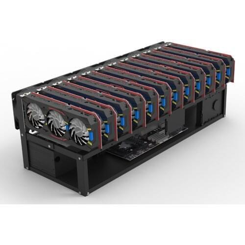 Stackable Open Mining Rig Frame Mining ETH/ETC/ZEC Ether Accessories Tools For 6 GPU 12 GPU Crypto Coin Bit Rack