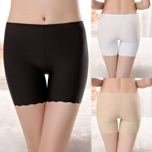 Women Panties Solid Wave Lingerie Seamless Safety Shorts Leggings Pants Underwear Shorts Sleepwear Panty