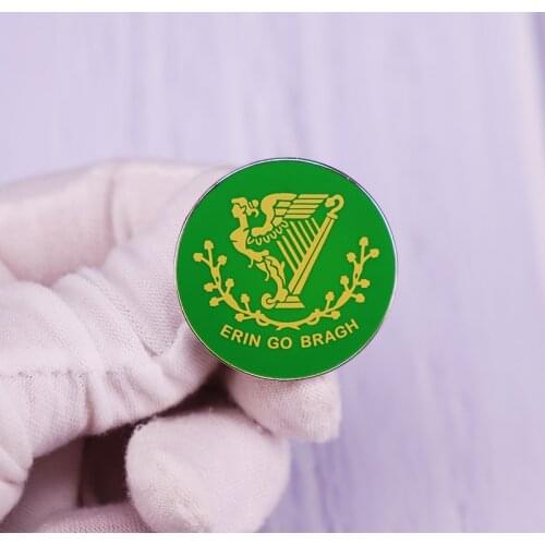 Erin Go Bragh Pin Ireland Saint Patricks Flag Badge