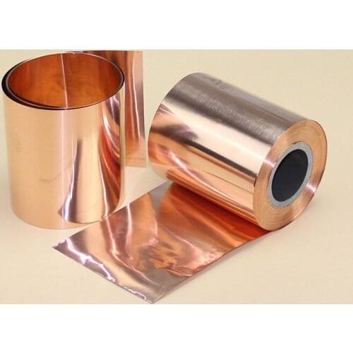 0.01mm-0.1mm thickness 100mm width T1 T2 copper plate belt board 99.96% purity