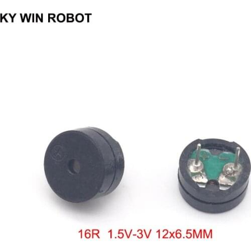 10PCS/Lot Passive Buzzer AC 12MM*6.5MM 12065 16R Resistance 1.5V-3V In Common Use New Wholesale