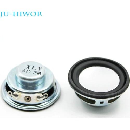 2pcs 4R 3W Loudspeaker 36MM Speaker 18MM Internal Magnetic Silvery Hat Foam Edge Height 18MM