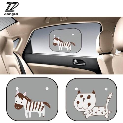 ZD 2X Car Side window shade Covers Anti-static Heat insulation For BMW e46 e39 Peugeot 307 206 Chevrolet cruze aveo accessories