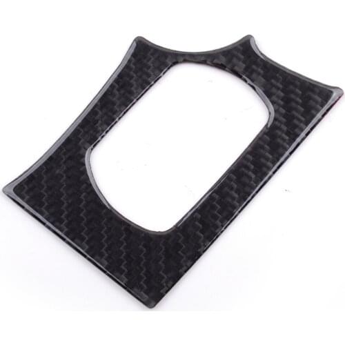 Carbon Fiber Black Car Engine Start Button Trim Ignition Switch Panel Cover Sticker Fit for Chevrolet Corvette C6 2005 2006 2007