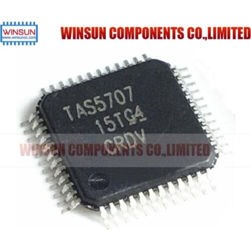 10PCS TAS5707 TAS5707L QFP QFP48 Digital Audio Power Amplifier Chip New Original