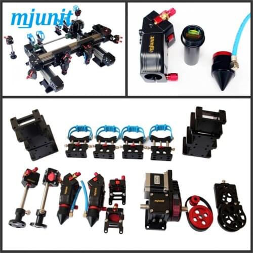 Co2 laser cutting machine parts co2 laser engraving machine parts co2 laser head mirror mounts tube supports step motor base